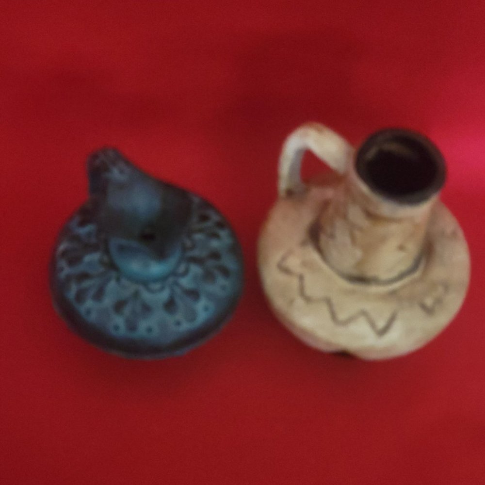 Jar Pottery Marked Hand Made Greece Meteor Crater Arizona - Picture 12 of 13